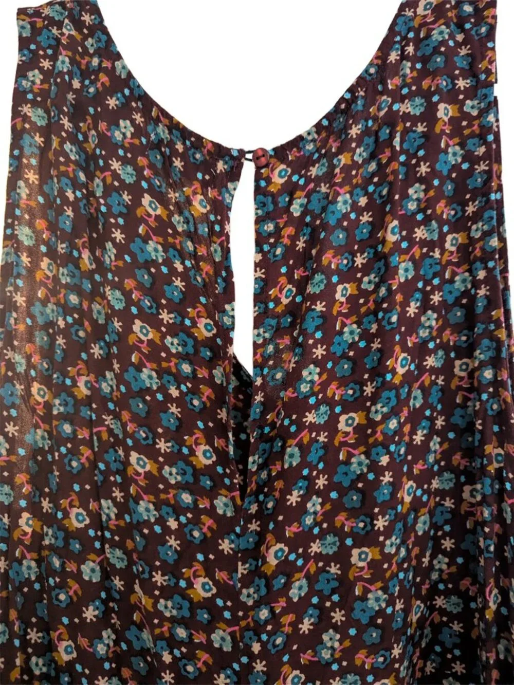 Natural Life Boho Floral Wide Leg Jumpsuit